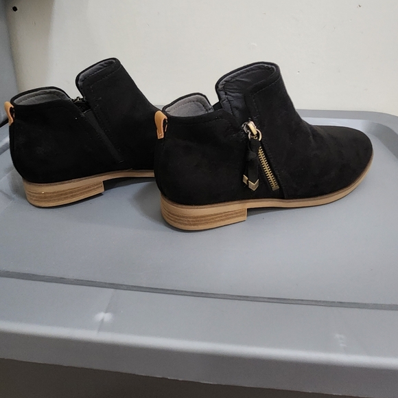 Womens Dr. Scholl's Astir Suede Black Bootie size 8 1/2 W - Picture 8 of 14